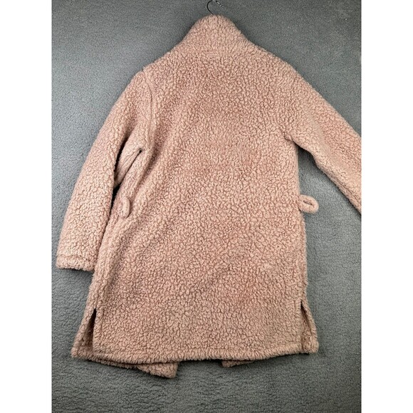 Natori pink blush fuzzy robe w/o belt sz small - Picture 4 of 4